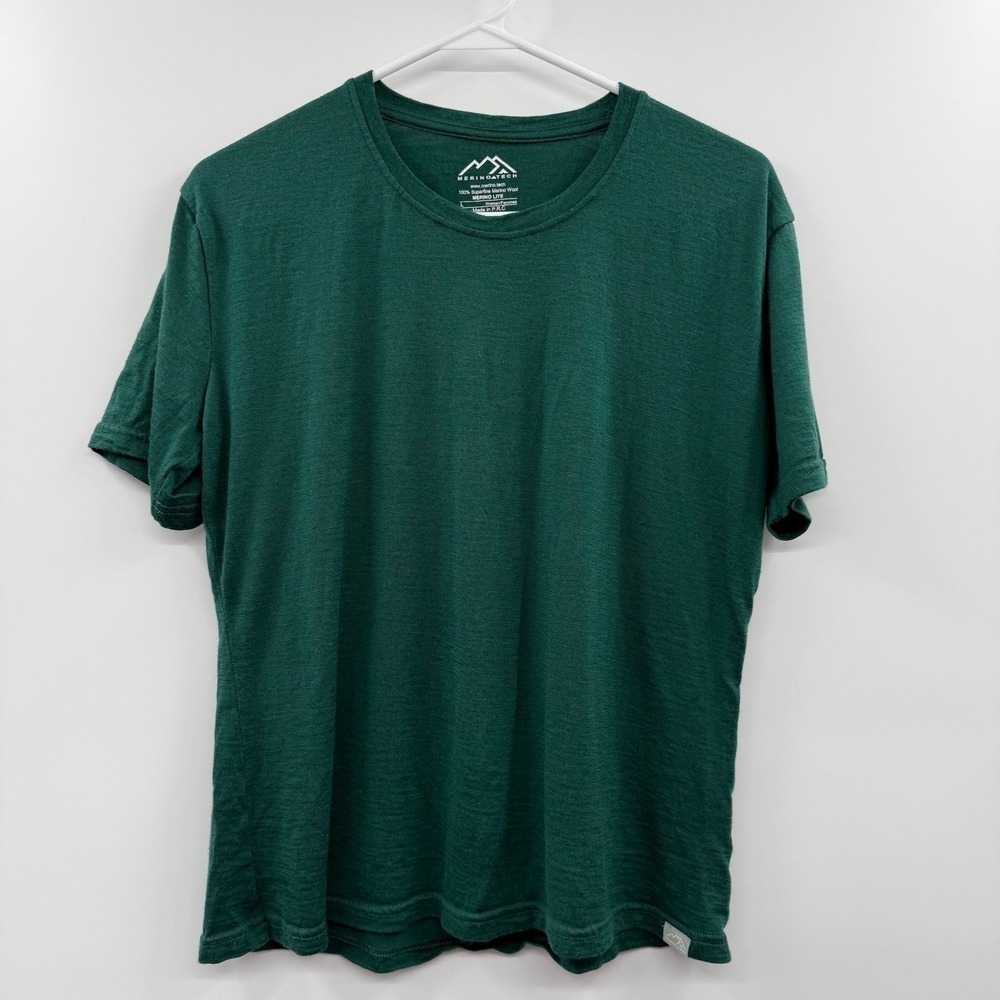 MERINOATECH Women's 100% Superfine Merino Wool T-Shirt large